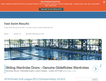 Tablet Screenshot of fastswimresults.com